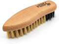 KONEX Shoe Brush with Natural Boar Bristles, Beechwood Handle, by Konex