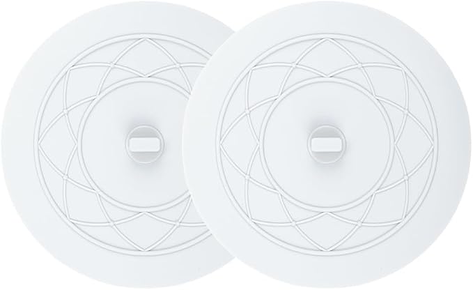 Tub Stopper 2PCS, Bathtub Drain Stopper, 6 inches Bathtub Tub Drain Cover by Unknown