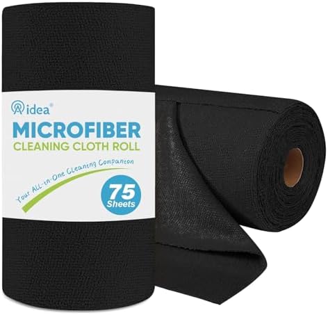 AIDEA Microfiber Cleaning Cloth Roll-75PK by AIDEAHOME