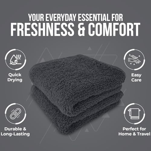 DAN RIVER 24 Pack Cotton Wash Cloths Set - Image 5