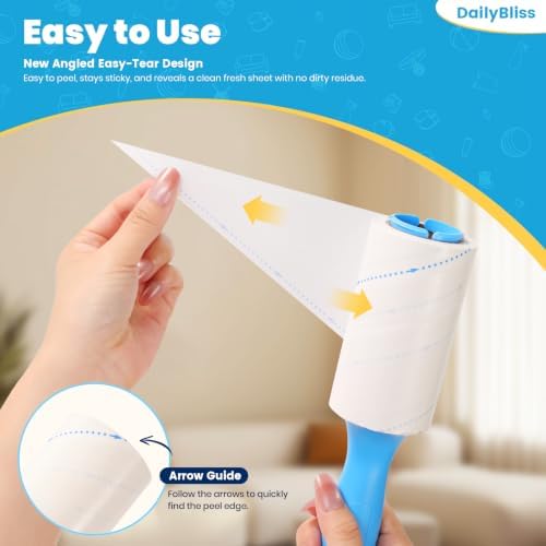 Extra Sticky Lint Roller for Pet Hair, 800 Sheets - Image 3