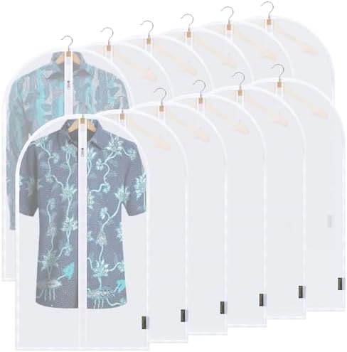 BALEINE 12PK Garment Bags for Hanging Clothes by BALEINE