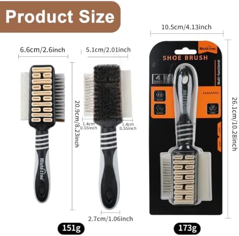 Suede&Nubuck 4-Way Leather Brush Cleaner Suede Brush - Image 6