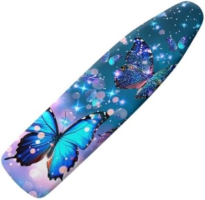 Blue Butterfly Ironing Board Cover and Pad Extra Thick Heavy Duty Padded 3 by Hinthetall
