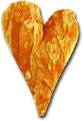 4" Handmade Velvet Essence Heart Sachet Pillow – Flaxseed Fill, Lavender Scented by CandiAndi