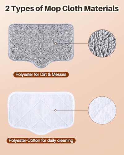 6 Pack Steam Mop Pads, Compatible - Image 2