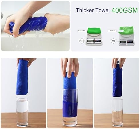 Premium Microfiber Cleaning Cloths, Ultra Absorbent Lint-Free Towels - Image 4