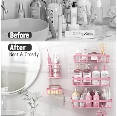 Liuoud 5 Pack Shower Caddy for Inside Shower - Image 6