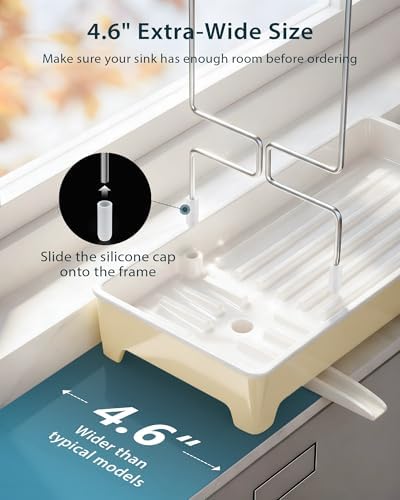 Minimalist Sink Caddy, Rustproof Sponge Holder - Image 4