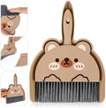 Ouligay Portable Hand Broom and Dustpan Set, Cute Mini Broom and Dustpan Set by Ouligay