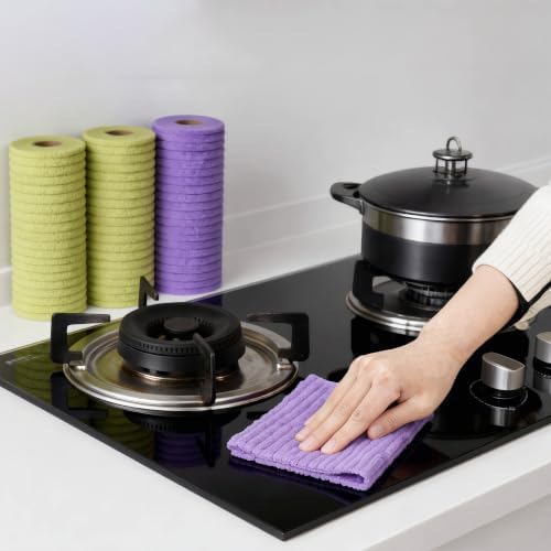 20PCS Cleaning Cloth, Reusable Wet & Dry Use Lint-Free Cleaning Rags 10"*10" - Image 6