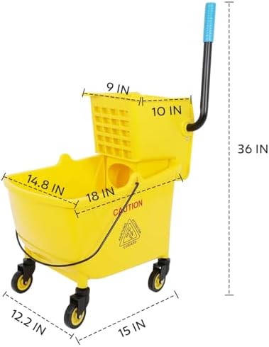 FAHKNS Commercial Mop Bucket - Image 5