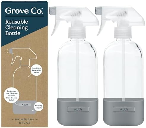 Grove Co. Refillable Glass Spray Bottles by Unknown