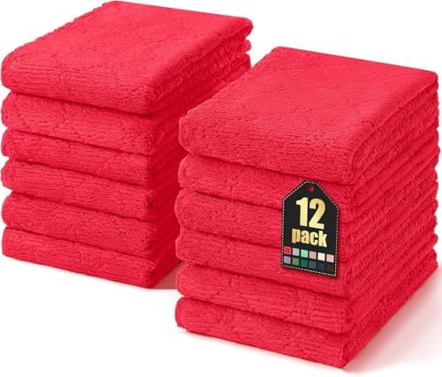 Homaxy 12 Pack Super Soft Absorbent Dish Towels by Homaxy