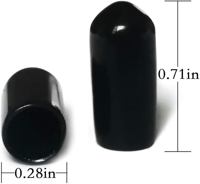 200Pcs liquor spout covers,Pourers Spouts Covers Dust Rubber Caps for Olive Oil Liquor Bottles (Black)