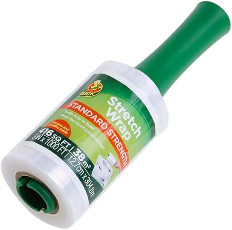 Duck Brand Stretch Wrap Roll, 5 in x 1000 ft, 1 Pack by DuckBrand
