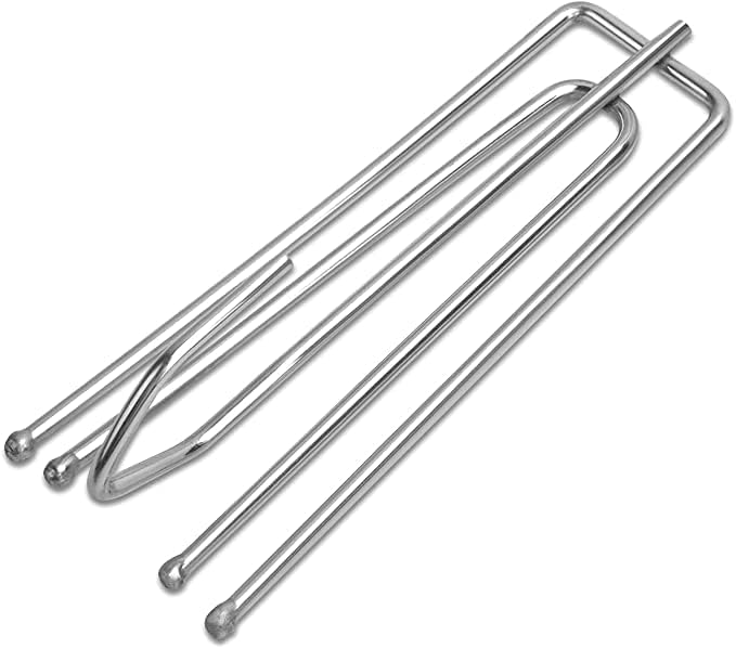 100 Pcs Stainless Steel Curtain Pleat Hook, Dveda Drapery Hooks Traverse Pleater - Image 7