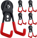 Landhoow 6 Pcs Large Magnetic Hooks Heavy Duty Garage Magnet Hooks Strong by Landhoow