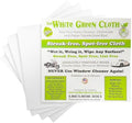 The White Green Cloth 4-Pack Reusable Cleaning Cloths by TheWhiteGreenCloth