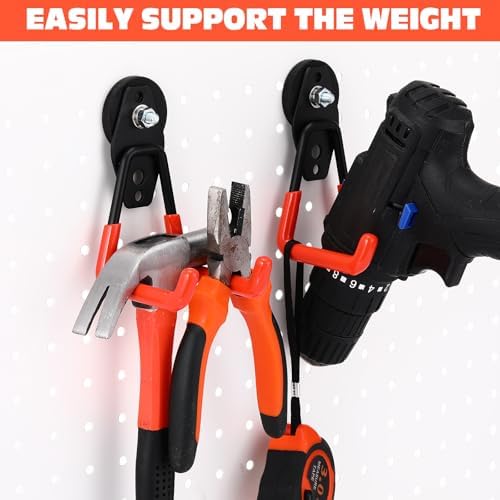 Landhoow 14 Pcs Large Magnetic Hooks Heavy Duty Garage Magnet Hooks Strong - Image 5