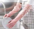 Dishwashing Cleaning Gloves Waterproof Tear-Resistant Household Rubber Cleaning by Unknown
