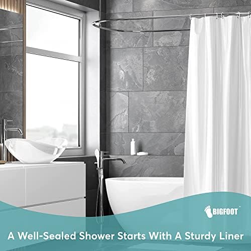 BigFoot Shower Curtain – 72 x 84 PEVA Premium Shower Curtain - Image 2