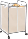 STORAGE MANIAC Laundry Sorter 2 Section, 90 L Gal Laundry Hamper by STORAGEMANIAC