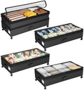 Kitstorack 4 Pack Height-adjustable Under Bed Storage by Kitstorack