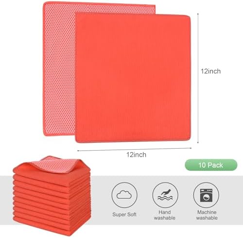 SINLAND Dish Cloth for Washing Dishes Kitchen Washcloth Cleaning Cloth - Image 2