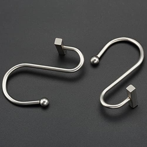 Nickel Shower Curtain Hooks, Rust Proof Shower Curtain Rings - Image 4