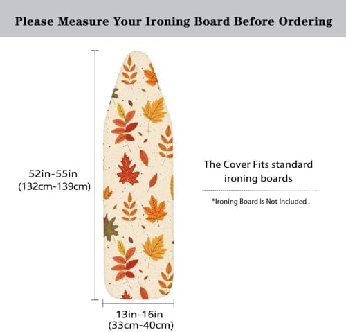 Fall Leaves Ironing Board Cover 15x54 Inch Ironing Board Protector Fall - Image 5