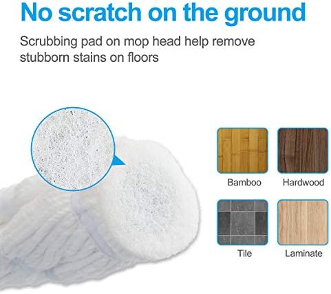 2 Pack Eyliden Twist Mop Microfiber Heads, - Image 4
