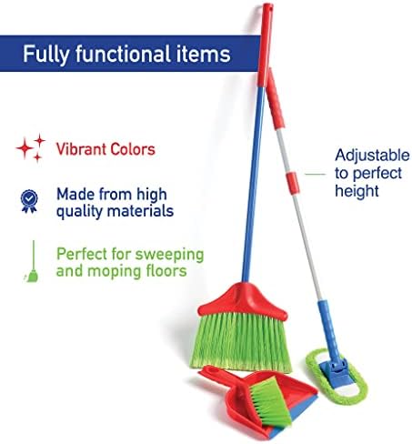 Play22 Kids Cleaning Set 4 Piece – Toy Cleaning Set - Image 5