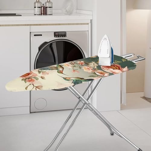 Vintage Flower Ironing Board Cover 15 x 54 Hummingbird Iron Board Cover - Image 2