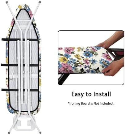 Portable Ironing Board Cover, Non Stick Scorch Dustproof Protector Iron Pad - Image 4