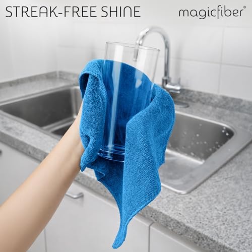MagicFiber Microfiber Cleaning Cloth, Rags & Dish Towels, Large 13x11 - Image 6
