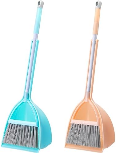 Roshtia 2 Pcs Mini Broom and Dustpan Set by Roshtia