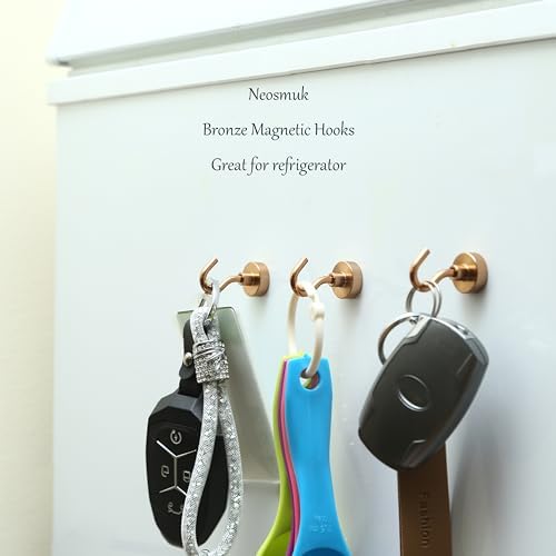 Neosmuk Magnetic Hooks Cruise Ship Essential, 30lb+ Bronze, 5 Pack - Image 2