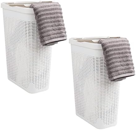 Mind Reader 40L Slim Laundry Hamper by MindReader