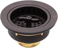 Westbrass A213-12 3-1/2" Wing Nut Twist Style Large Kitchen Sink Basket Strainer by Westbrass