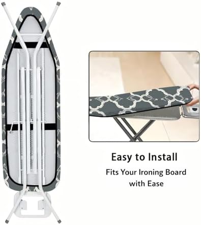 Ironing Board Cover Standard Size 15 x 54 Inch, Scorch and Stain Resistant - Image 5