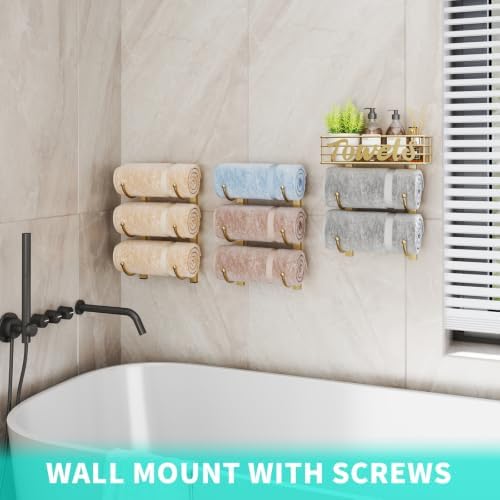 HapiRm Towel Racks for Bathroom Storage - Image 6
