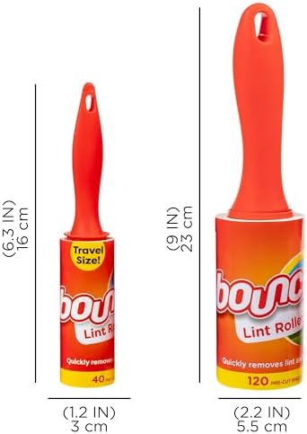 Bounce Lint Rollers to-Go, Quickly Removes Lint and Debris, 240 Pre-Cut Sheets - Image 6