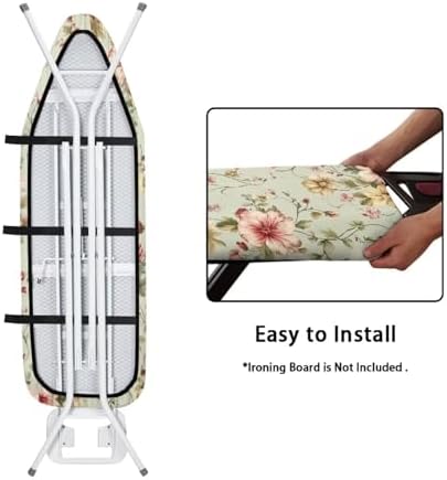 Pink Floral Ironing Board Cover - Image 4