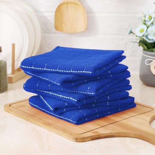 Homaxy 100% Cotton Terry Kitchen Dish Cloths, 12 Pack - Image 7