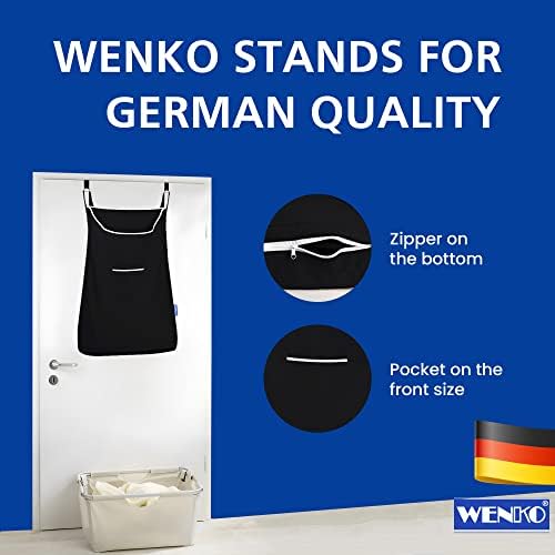 WENKO Laundry Hamper Bag Hanging, Over The Door Basket - Image 6