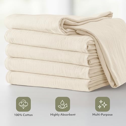 Utopia Kitchen Natural Flour Sack Towels 100% Cotton Tea Towels - Image 4