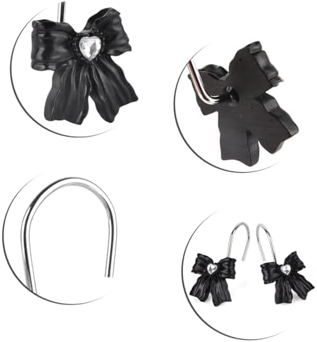 12PCS Shower Curtain Hooks Rings - Image 5