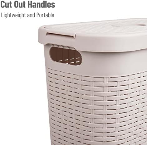 Mind Reader 40L Slim Laundry Hamper - Image 4