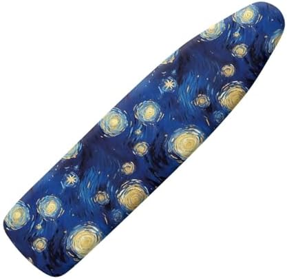Galaxy Star Steam Ironing Board Cover Standard Size 15" X 54", Starry Night Oil by Daulesho